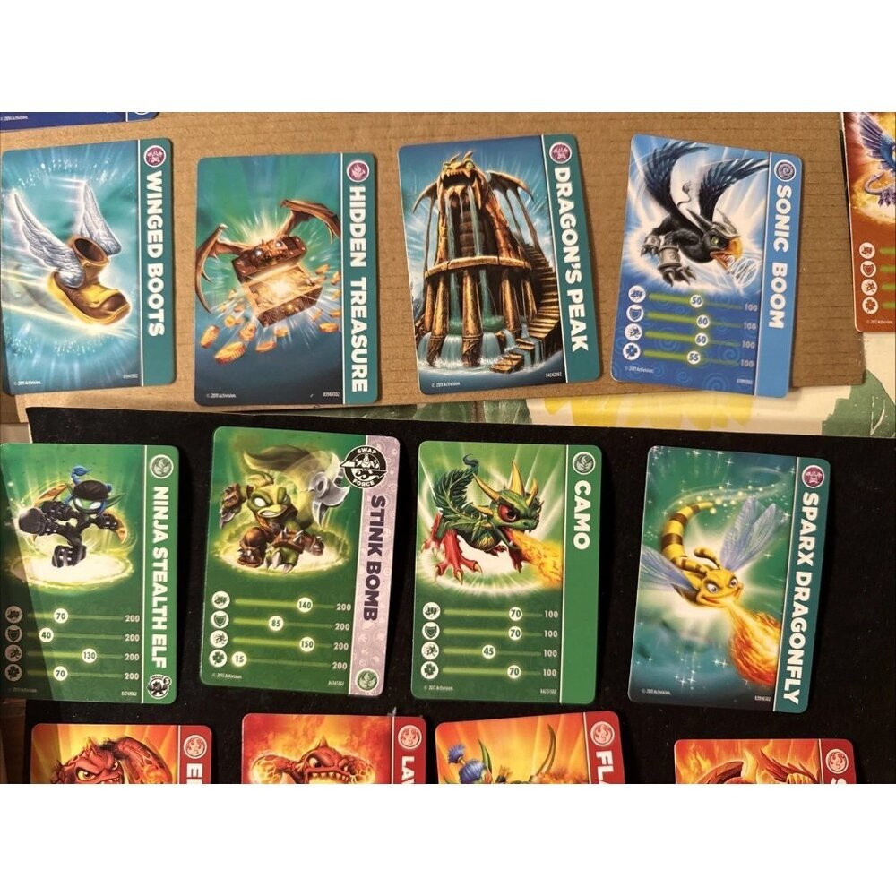 27 Skylander Spyro's Adventure Stat Cards 19 Scan Cards - Picture 6 of 11